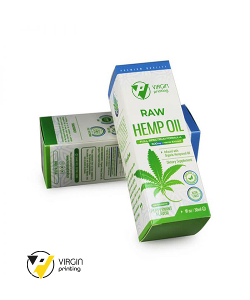 Customized Raw Crude CBD Oil Boxes