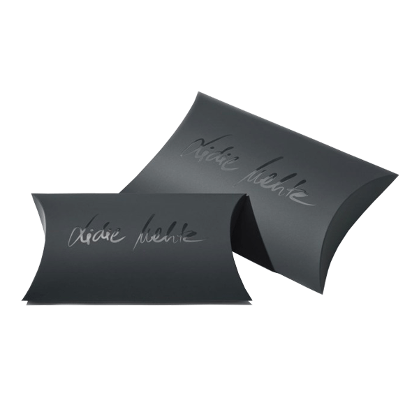 black pillow boxes