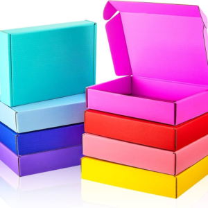 coloured mailer boxes