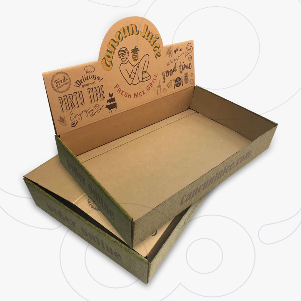 corrugated display boxes