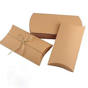 kraft paper pillow boxes