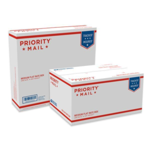 prepaid postage boxes