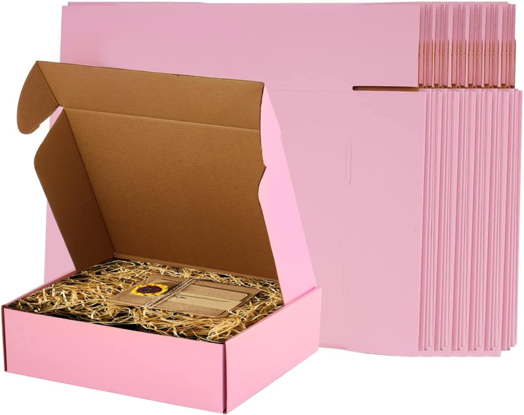 Light Pink Mailer Boxes