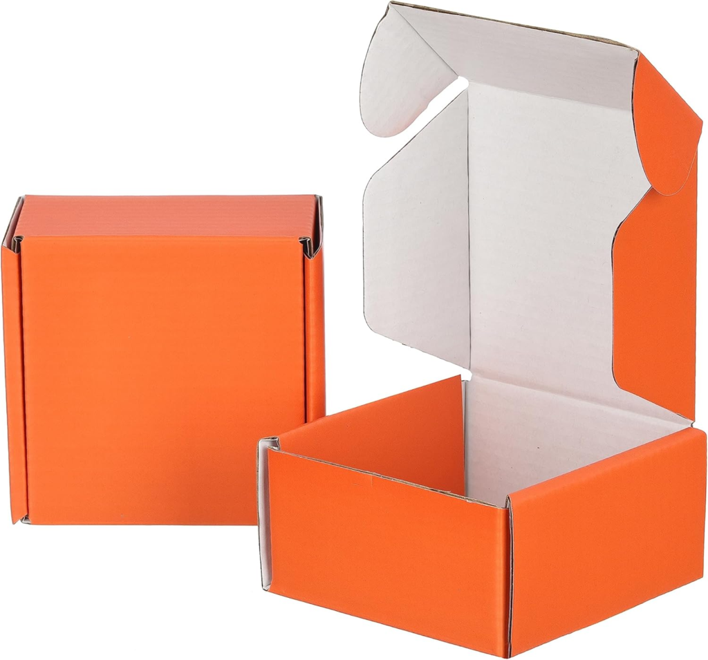 Orange Mailer Boxes