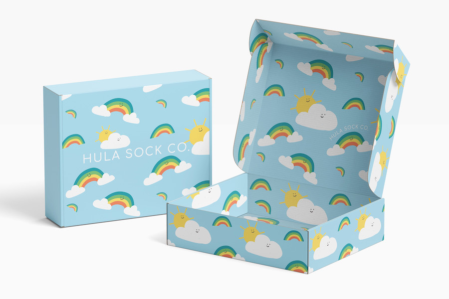 Patterned Mailer Boxes