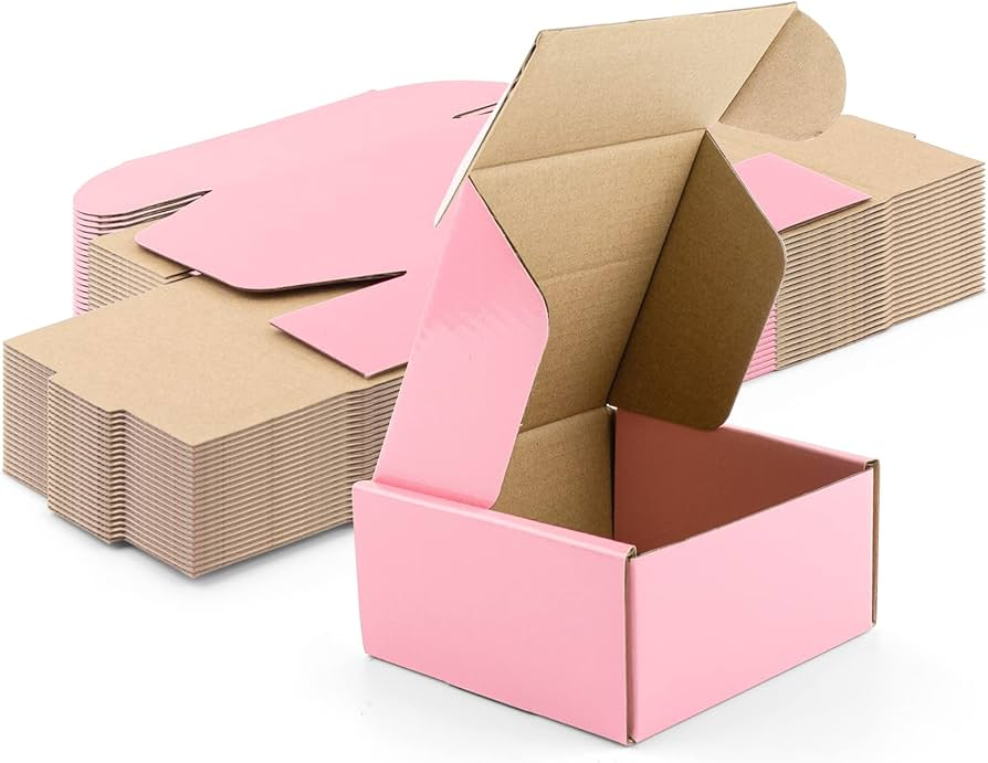 Pink Mailer Boxes