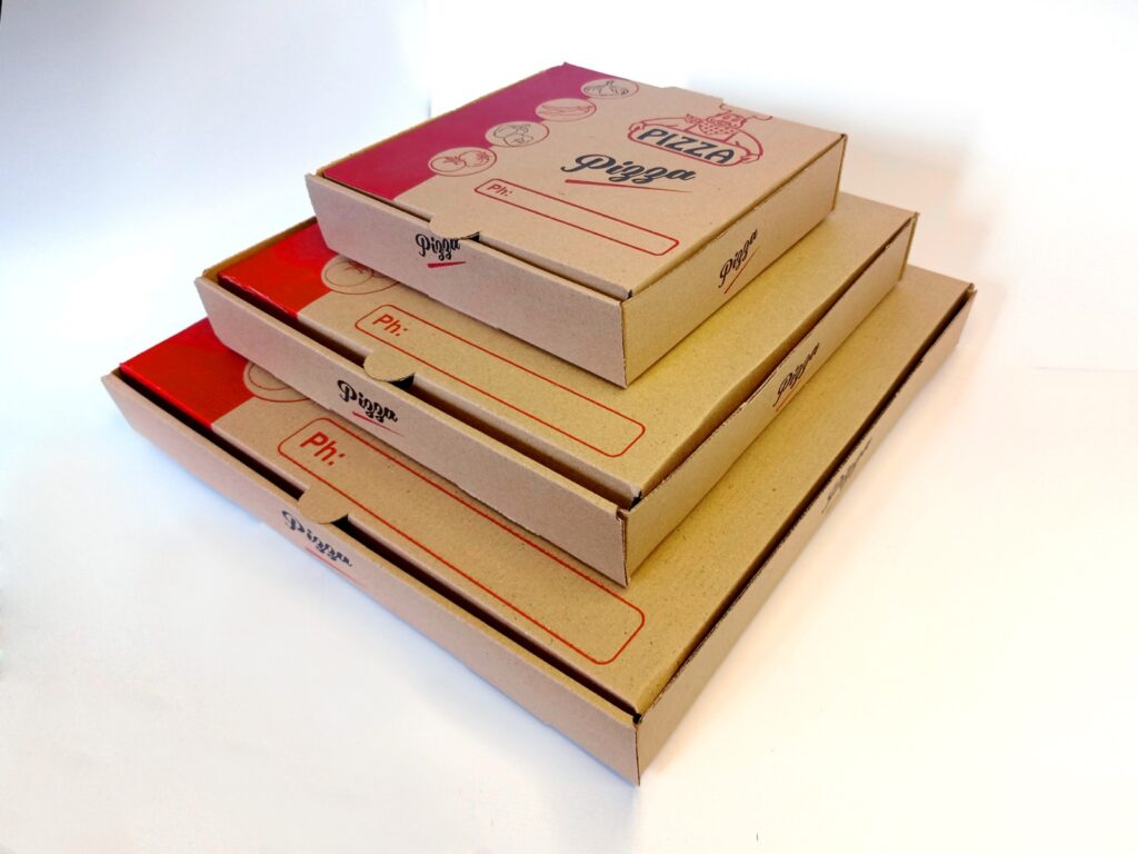 flat pack pizza boxes