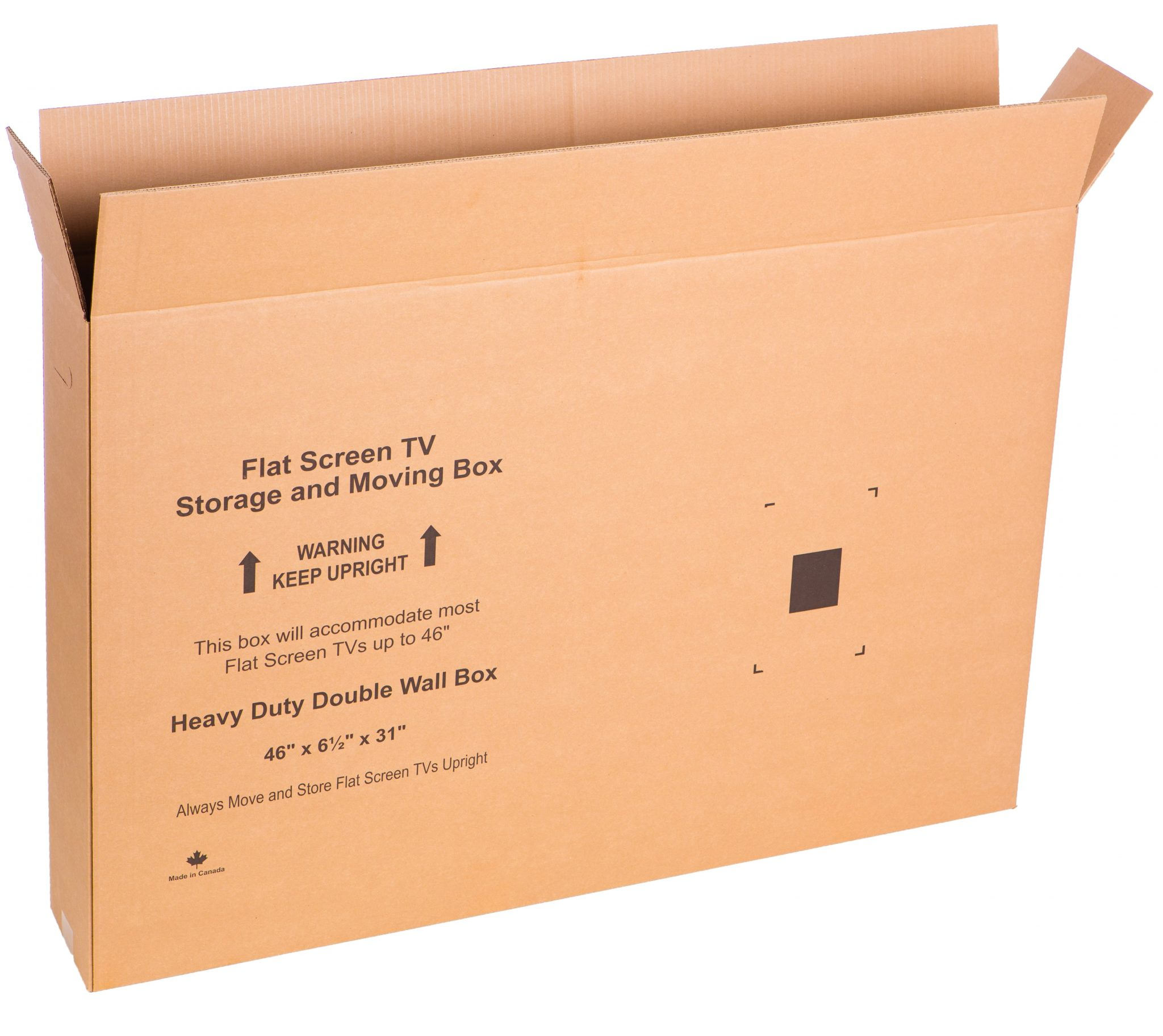 flat screen packing boxes