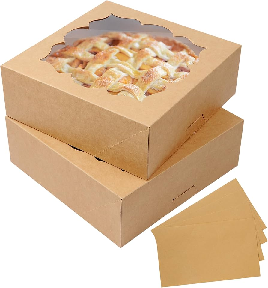 pie and cake boxes