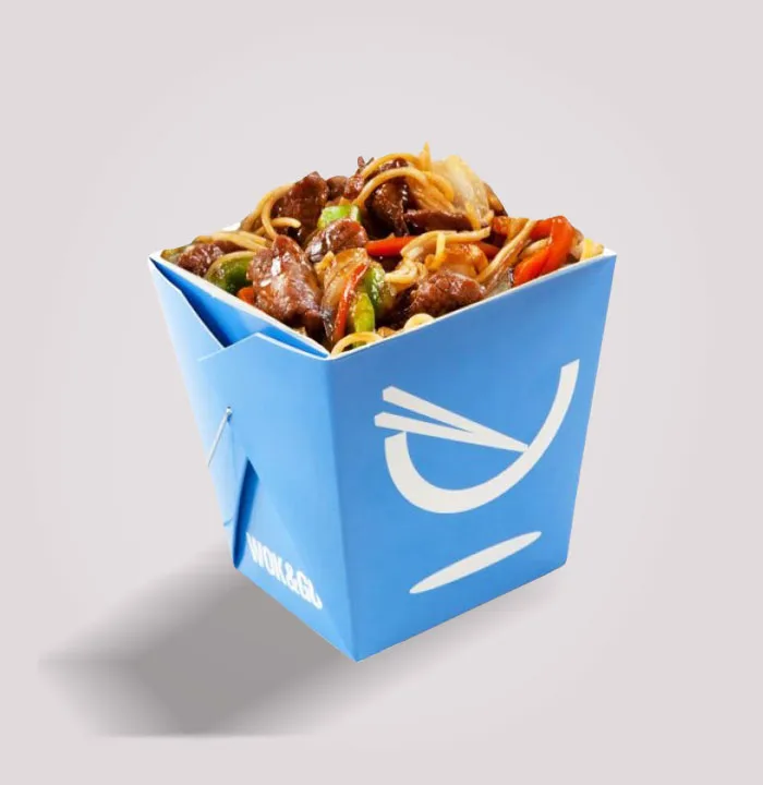 printed noodle boxes