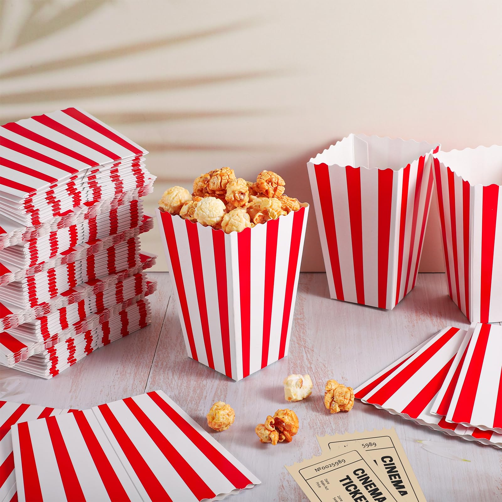 100 popcorn boxes