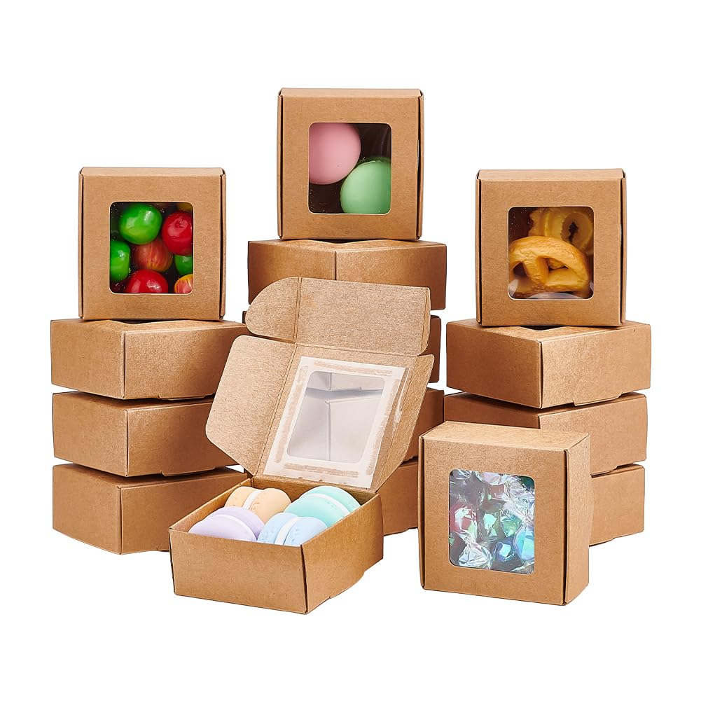 brown candy boxes